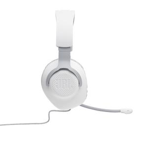 JBL Quantum 100 - White - Wired over-ear gaming headset with flip-up mic - Detailshot 6